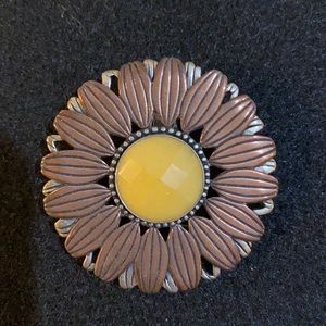 Carolyn Pollack Sunflower Pin/Enhancer